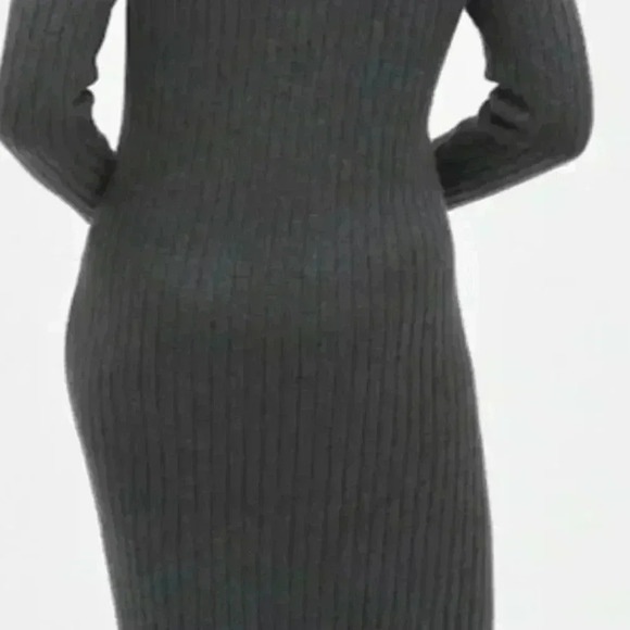 (2 for $15) Gap ribbed knit crew neck sweater dress/grey/size Small- NWOT - Picture 16 of 16